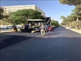 آغاز عملیات مكانیزه آسفالت بلوار تولیدگران