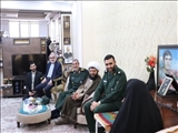 دیدار مسئولین استانی و شهرستانی با خانواده معزز شهدا 
