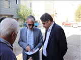 بازدید فرماندار قدس از سطح شهر در راستای بررسی مشکلات زیرساختی 