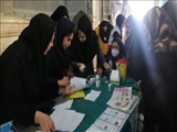 برپایی غرفه پویش ملی سلامت در مصلی بزرگ