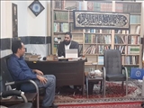 دیدار دوستانه و هم اندیشی رئیس اداره بیمه شهرستان قدس با امام جمعه