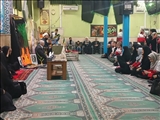 برگزاری مراسم عزاداری ایام فاطمیه(س) در شهرستان قدس 