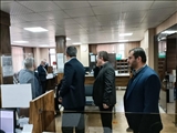 بازدید سرزده معاون فرماندار قدس از ادارات شهرستان 