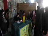 برپایی غرفه پویش سلامت در نقاط مختلف شهرستان قدس