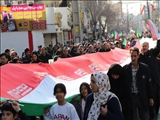 حضور باشکوه مردم ولایتمدار شهرستان قدس در راهپیمایی یوم الله ۲۲ بهمن