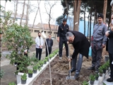 برگزاری آیین گرامیداشت روز درختکاری و هفته منابع طبیعی در صنایع شهرستان‌