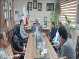دیدار رئیس اداره ورزش و جوانان و هیئت فوتبال شهرستان با فرماندار قدس
