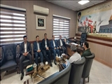 دیدار فرماندار قدس با فرمانده سپاه ناحیه حضرت مهدی موعود(عج) شهرستان