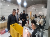 بازدید مسئول امور بانوان و خانواده فرمانداری قدس و رئیس میراث فرهنگی از کارگاه‌‌ هنری سطح شهرستان