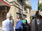 حضور خدام حرم حضرت معصومه‌(س) در فرمانداری شهرستان قدس