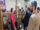 بازدید معاون فرماندار قدس از کارگاه‌های صنایع دستی شهرستان
