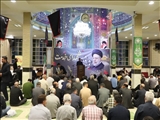 برگزاری مراسم یادبود شهدای خدمت در شهرستان قدس