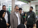 بازدید رئیس حوزه انتخابیه قدس و دادستان از شعبات اخذ رای در شهرستان