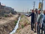 بازدید فرماندار قدس از محل رودخانه آیرین واقع در محدوده شهرک صنعتی زاگرس و گلبرگ