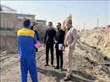 بازدید معاون فرماندار قدس از رودخانه آیرین واقع در محدوده شهرک صنعتی زاگرس و گلبرگ