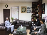 دیدار رئیس بیمارستان سردار سلیمانی با فرماندار قدس