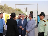 بازدید فرمانده انتظامی ویژه غرب استان تهران و فرماندار قدس از استادیوم شهدای شهرستان قدس