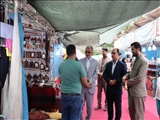 بازدید فرماندار قدس از نمایشگاه بوی ماه مهر در شهرستان