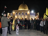 برگزاری تجمع شهروندان ولایتمدار و انقلابی شهرستان قدس در پی حمایت از عملیات وعده صادق ۲ سپاه پاسداران انقلاب اسلامی و موشک باران اراضی قدس اشغالی