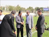 بازدید فرماندار قدس از استادیوم شهدای شهرستان قدس