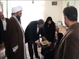 دیدار سرپرست فرمانداری قدس و امام جمعه با خانواده معزز شهید مجید معظم