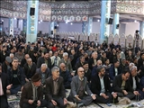 حضور سرپرست فرمانداری شهرستان قدس در نماز عبادی سیاسی جمعه