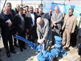 بهره برداری از یک حلقه چاه آب شرب در شهرستان قدس با حضور معاون استاندار