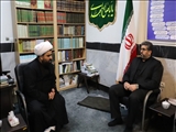 دیدار نوروزی فرماندار قدس با امام جمعه شهرستان