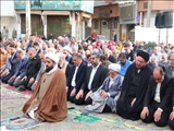 شکوه حضور شهروندان شهرستان قدس در نماز عید سعید فطر