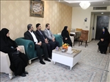 دیدار فرماندار قدس با خانواده‌ معزز شهید هنرمند «شهید قربانی»