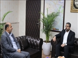 دیدار رئیس جدید اداره آبفا شهرستان با فرماندار قدس