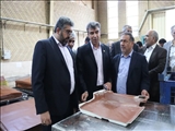 بازدید فرماندار قدس از صنایع شهرستان