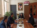 دیدار رئیس کمیته امداد شهرستان با سرپرست بخشداری مرکزی قدس
