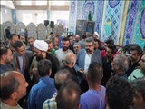 دیدار چهره به چهره فرماندار قدس در نماز جمعه