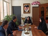 دیدار رئیس کمیته امداد شهرستان با سرپرست بخشداری مرکزی قدس