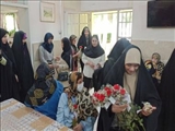 دیدار رئیس بهزیستی شهرستان قدس با دختران مرکز نگهداری معلولین ذهنی قدس