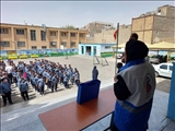 برگزاری جلسات آموزشی جهت دانش آموزان مدارس شهرستان قدس ویژه بزرگداشت هفته ملی بدون دخانیات
