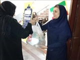 اهدا سبد کالا به خانواده های زندانیان تحت پوشش بهزیستی