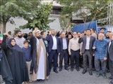 حضور فرماندار قدس در راهپیمایی کیلومتری عید غدیرخم / محکومیت حمله رژیم صهیونیستی و گرامیداشت شهدا
