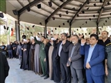 تشییع پیکر شهید محمد خزلی در شهرستان قدس با حضور گسترده مردم انقلابی