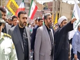 برگزاری راهپیمایی مردمی در شهرستان قدس در حمایت از مردم مظلوم غزه