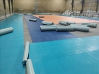 خدمتی دیگر از اداره ورزش و جوانان شهرستان قدس/احیای سالن ورزشی شهید آقا محمدی