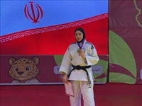 کسب مدال برنز بانوی جودوکار شهر قدسی در رقابتهای کشوری