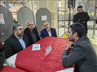 برگزاری میز خدمت فرمانداری و ادارات شهرستان قدس در مصلی نماز جمعه