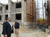 بازدید فرماندار قدس از روند اجرایی احداث مدارس نهضت توسعه عدالت آموزشی