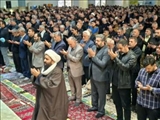 اقامه نماز عید سعید فطر در شهرستان قدس با حضور گسترده نمازگزاران
