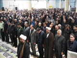 برگزاری نماز عبادی سیاسی جمعه شهرستان قدس با حضور فرماندار
