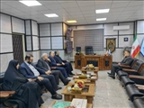 دیدار فرماندار و مسئولان شهرستان قدس با رئیس دادگستری و دادستان به مناسبت هفته قوه قضائیه