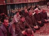 مراسم یادبود رهبر شهید انقلاب اسلامی و شهدای جنگ رمضان در جوار حرم مطهر شهدای گمنام شهرستان قدس برگزار شد