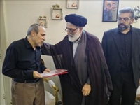 دیدار فرماندار قدس و رئیس شورای تبلیغات اسلامی استان تهران با خانواده شهیدان سلجوقی و اسماعیل‌لو